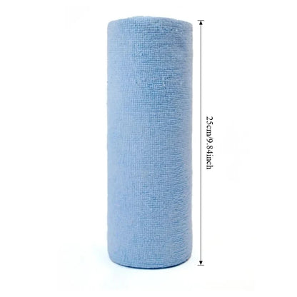 Reusable Cleaning Wipe Household Kitchen Cloth Microfiber Towel Rolls