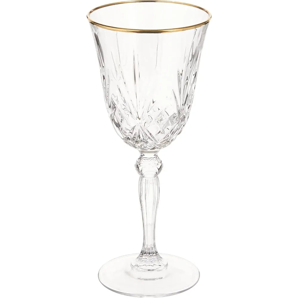 Elegant Crystal Wine Glasses