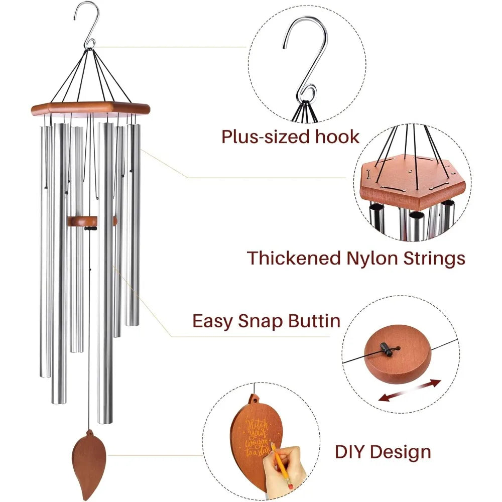 Large Outdoor Memorial Wind Chimes