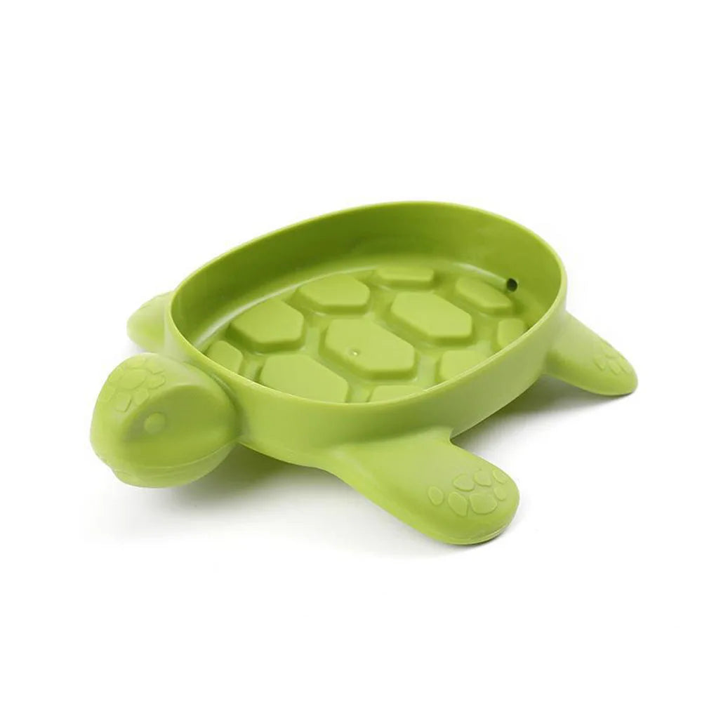 Turtle-Shaped Soap Dish