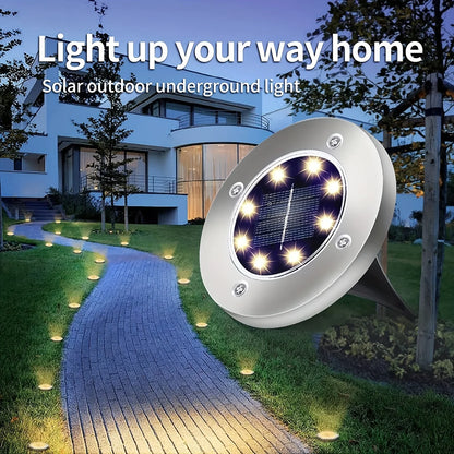 8 piece Solar Outdoor Llightghts