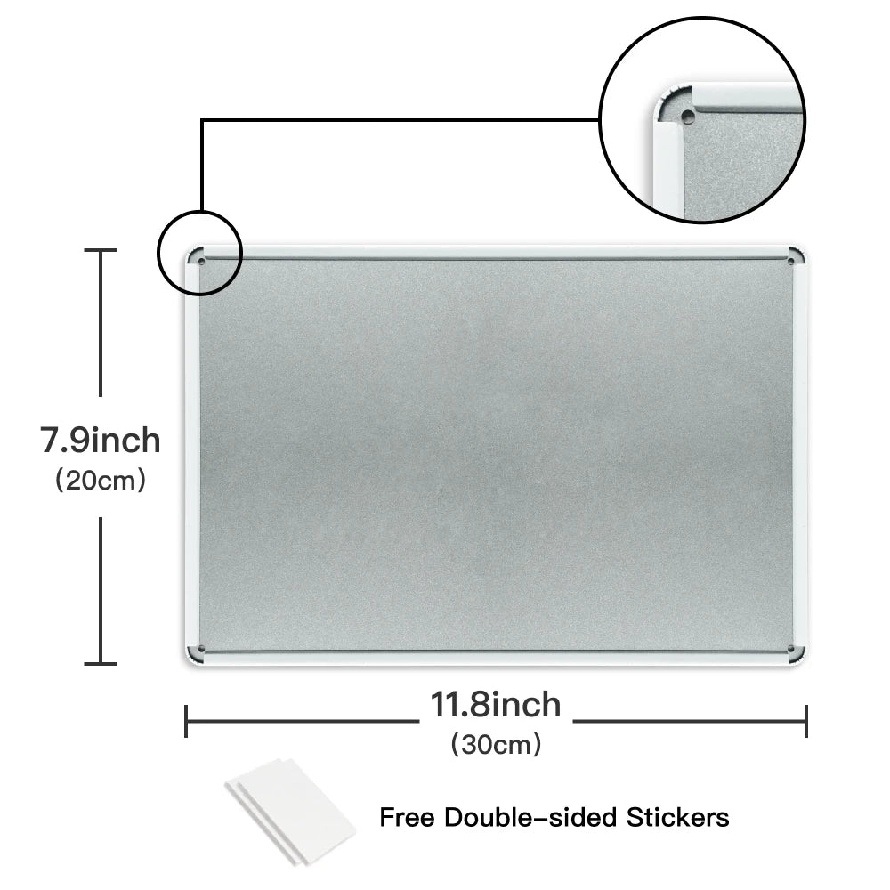 Metal Sign Decor, 7.8 X 11.8 Inch