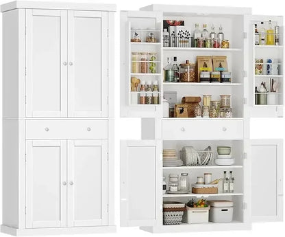 72” Kitchen Pantry Cabinet,