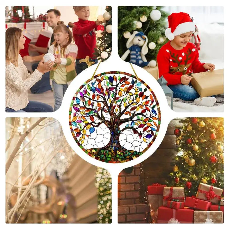 Round Stained Glass Sun Catcher