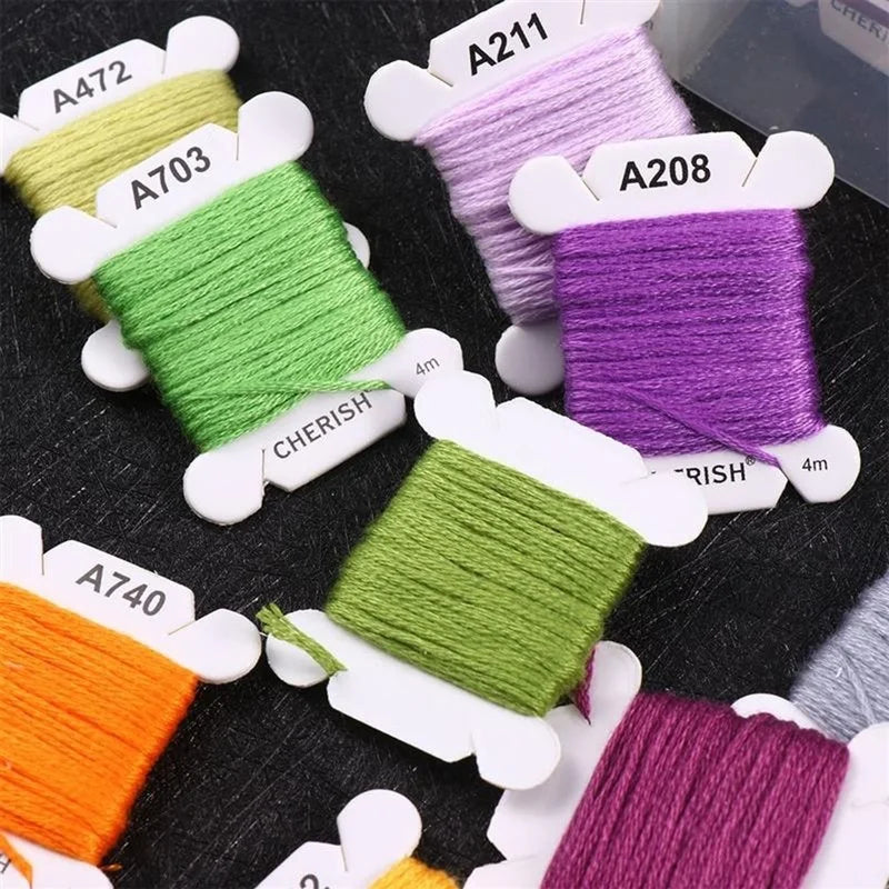 Embroidery Kit Floss Set Including 150 Colors Threads
