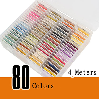 Embroidery Kit Floss Set Including 150 Colors Threads