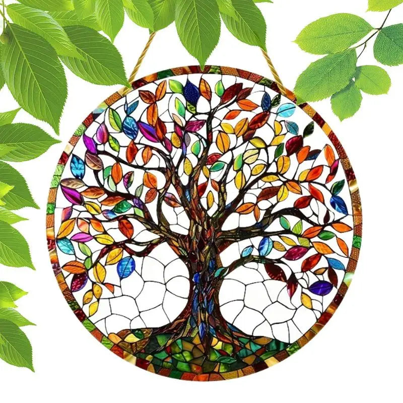 Round Stained Glass Sun Catcher