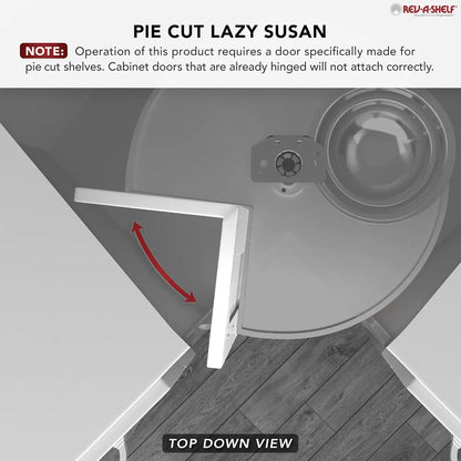 2 Tier Pie-Cut Lazy Susan
