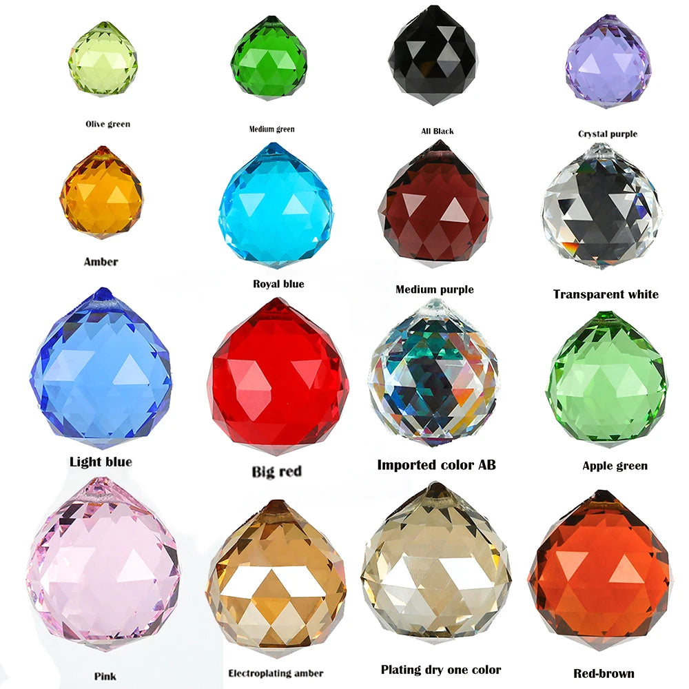 Clear Crystal Lamp Ball Prism