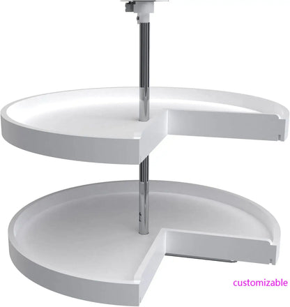 2 Tier Pie-Cut Lazy Susan
