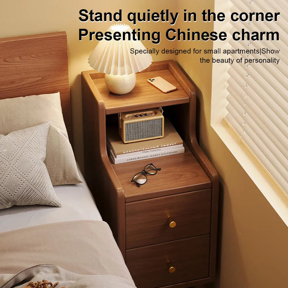 Solid Wood Nightstand