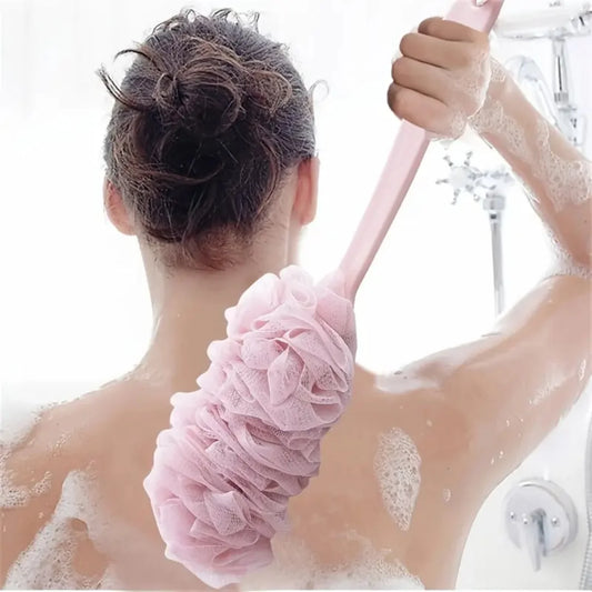 Long Handle Shower Brush Loofah Sponge