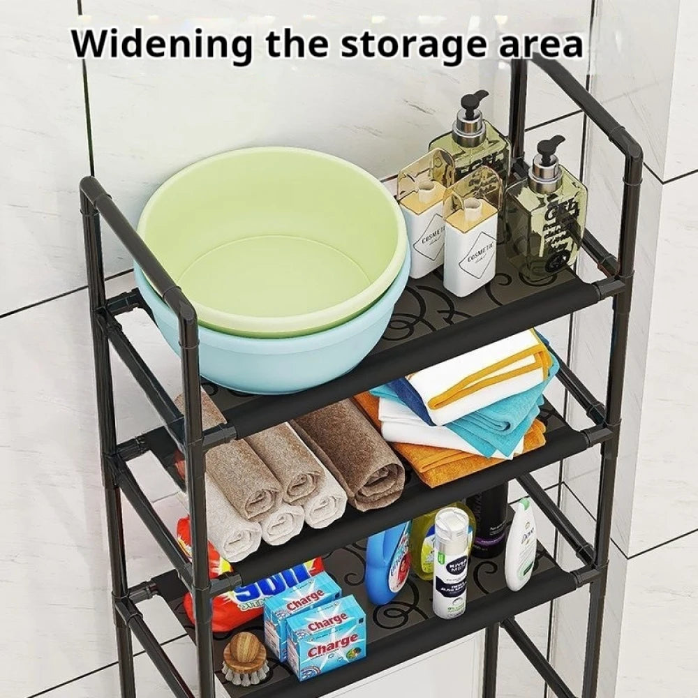 Floor Standing Storage Rack For Bathroom
