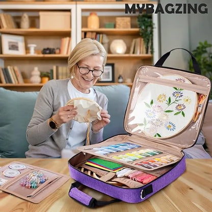 Large Embroidery Project Bag