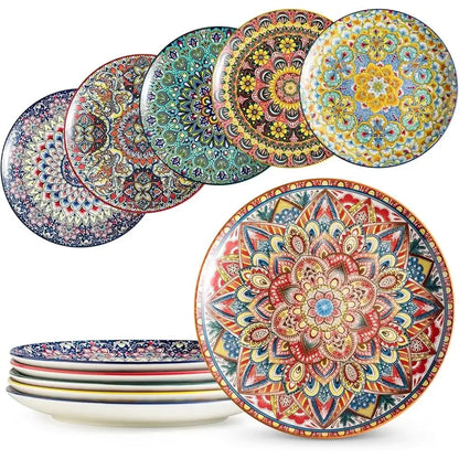Bohemian Dinner Plates Set of 6