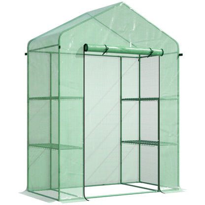56" X 29" X 77" Portable Walk-In Greenhouse