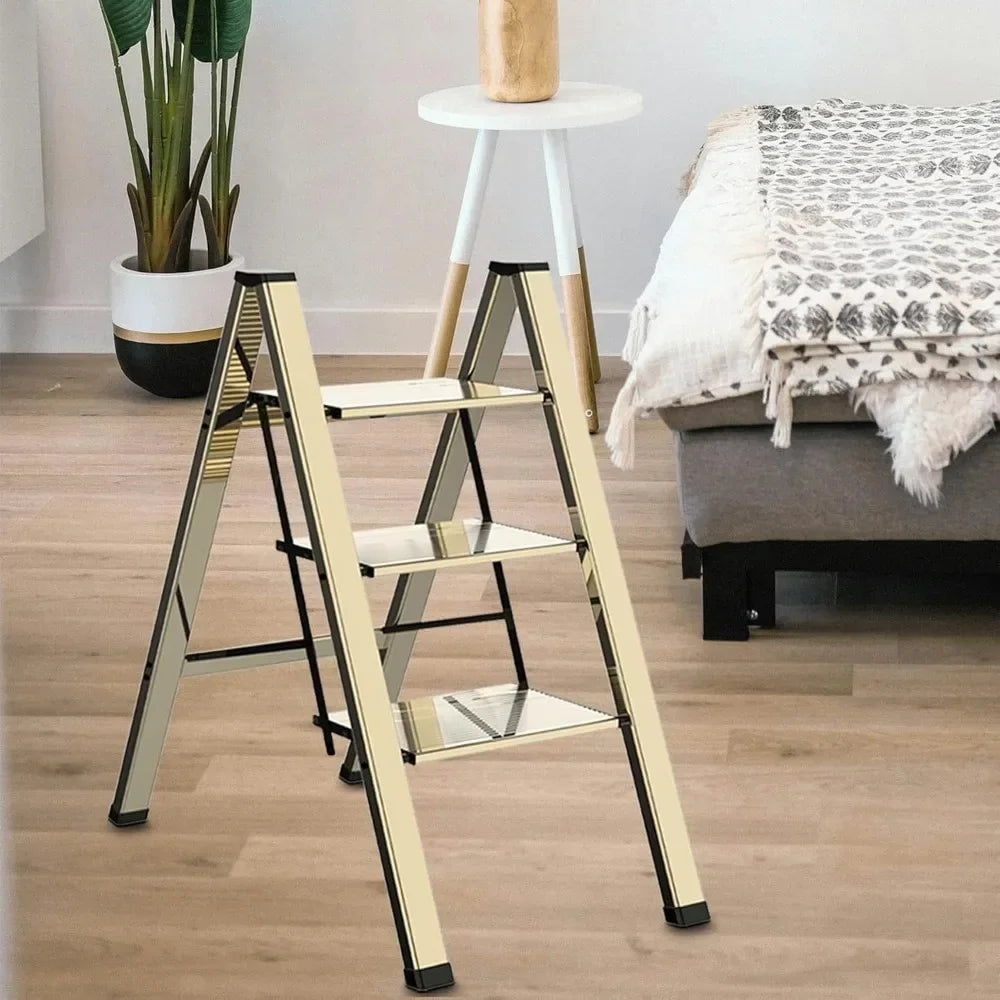 Customizable-3 Step Lightweight Folding Ladder