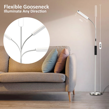 68.7" LED Standing Task/Reading Floor Lamp