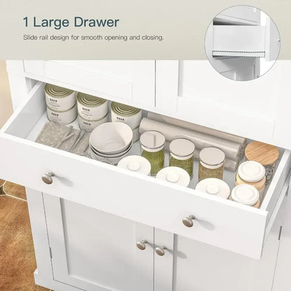 72” Kitchen Pantry Cabinet,