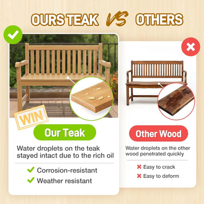 Teak Outdoor Bench