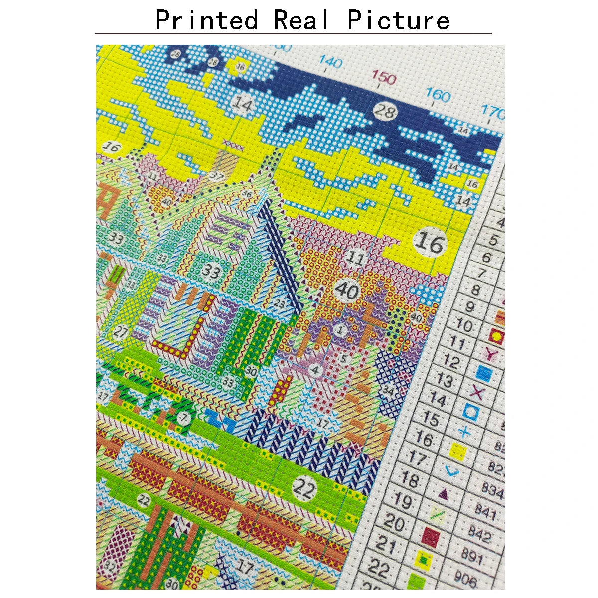 Riverside Scenery Printed Cross Stitch Kits