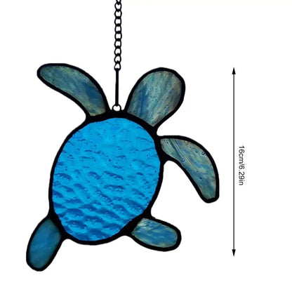 Turtle Stained Acrylic Sun Catcher