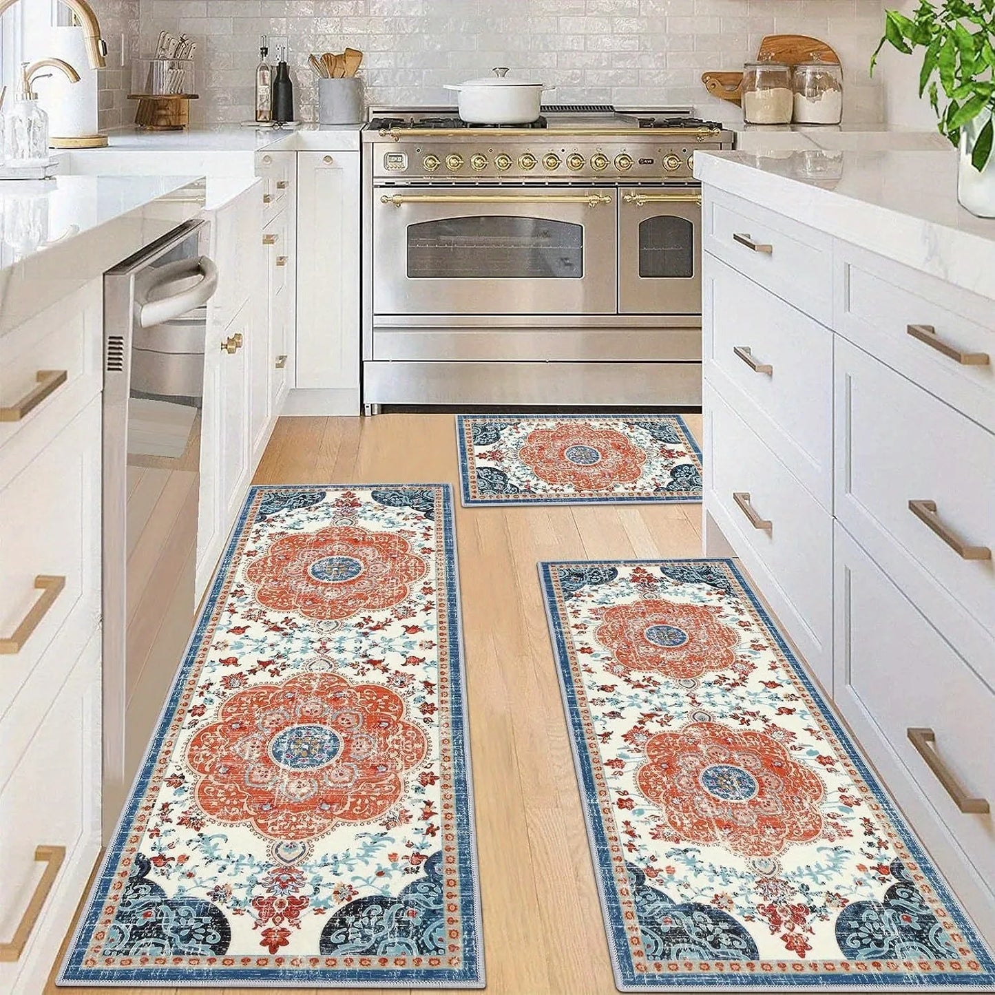 3 pcs set floor mat Bohemian style rugs
