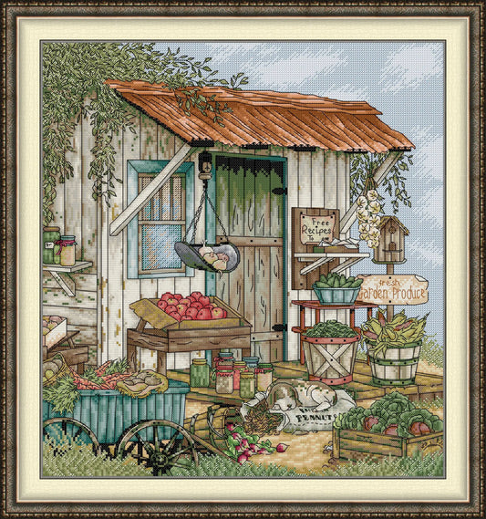 Cross Stitch Kits Vegetable Store Pattern