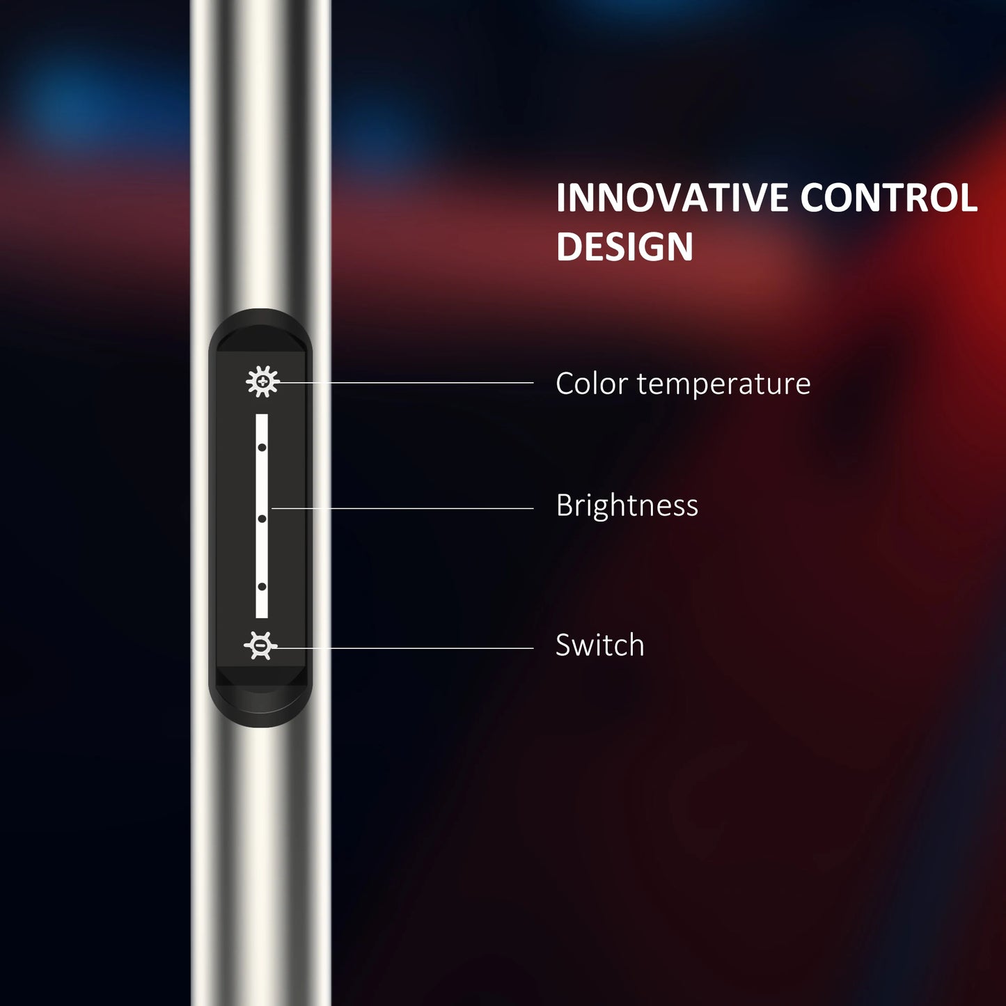 68.7" LED Standing Task/Reading Floor Lamp