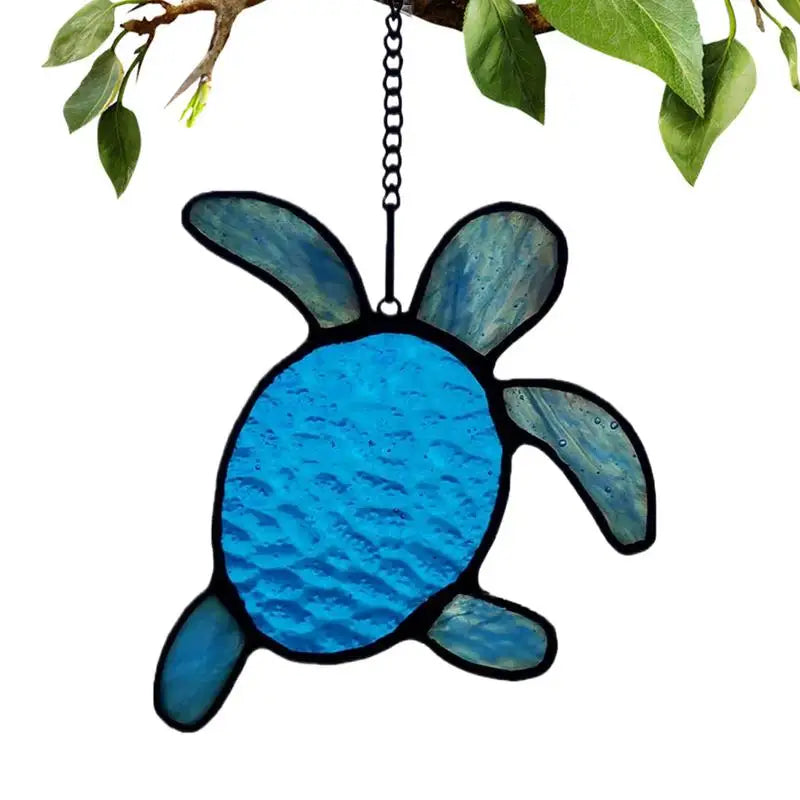 Turtle Stained Acrylic Sun Catcher