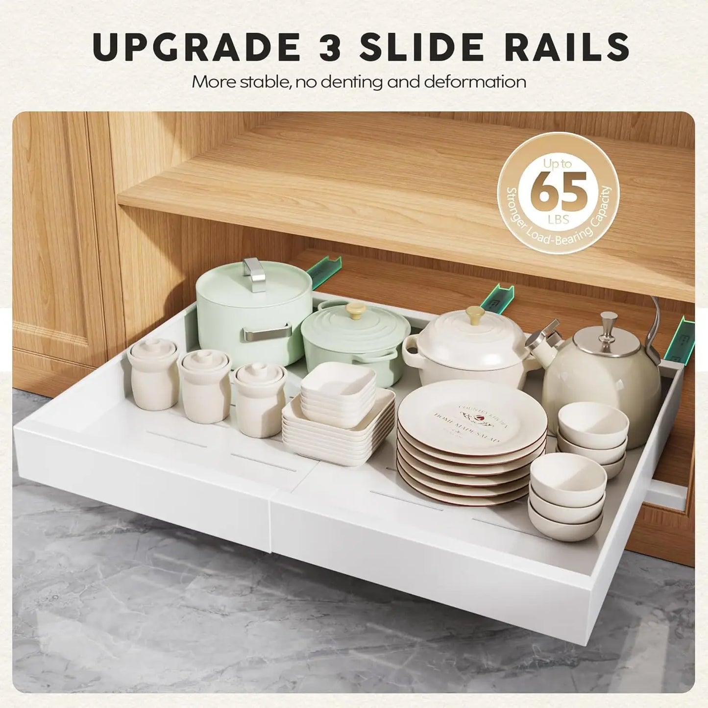 4-Pack Expandable Cabinet Organizer