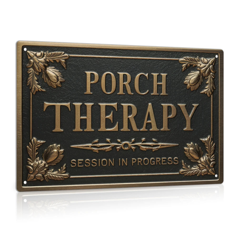 Metal Sign Decor, 7.8 X 11.8 Inch