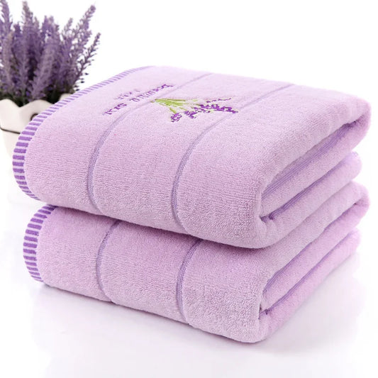 Pure Cotton Embroidered Bath Towel