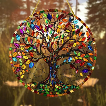 Round Stained Glass Sun Catcher