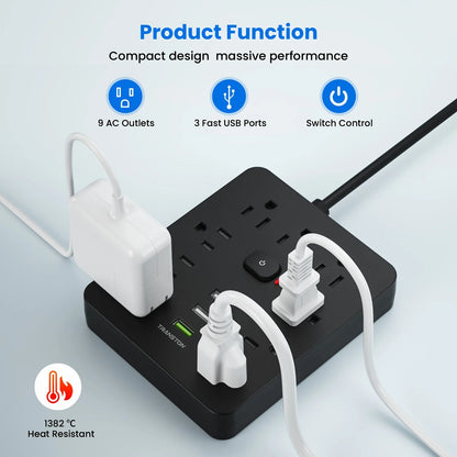 Power Outlet with Surge Protector,