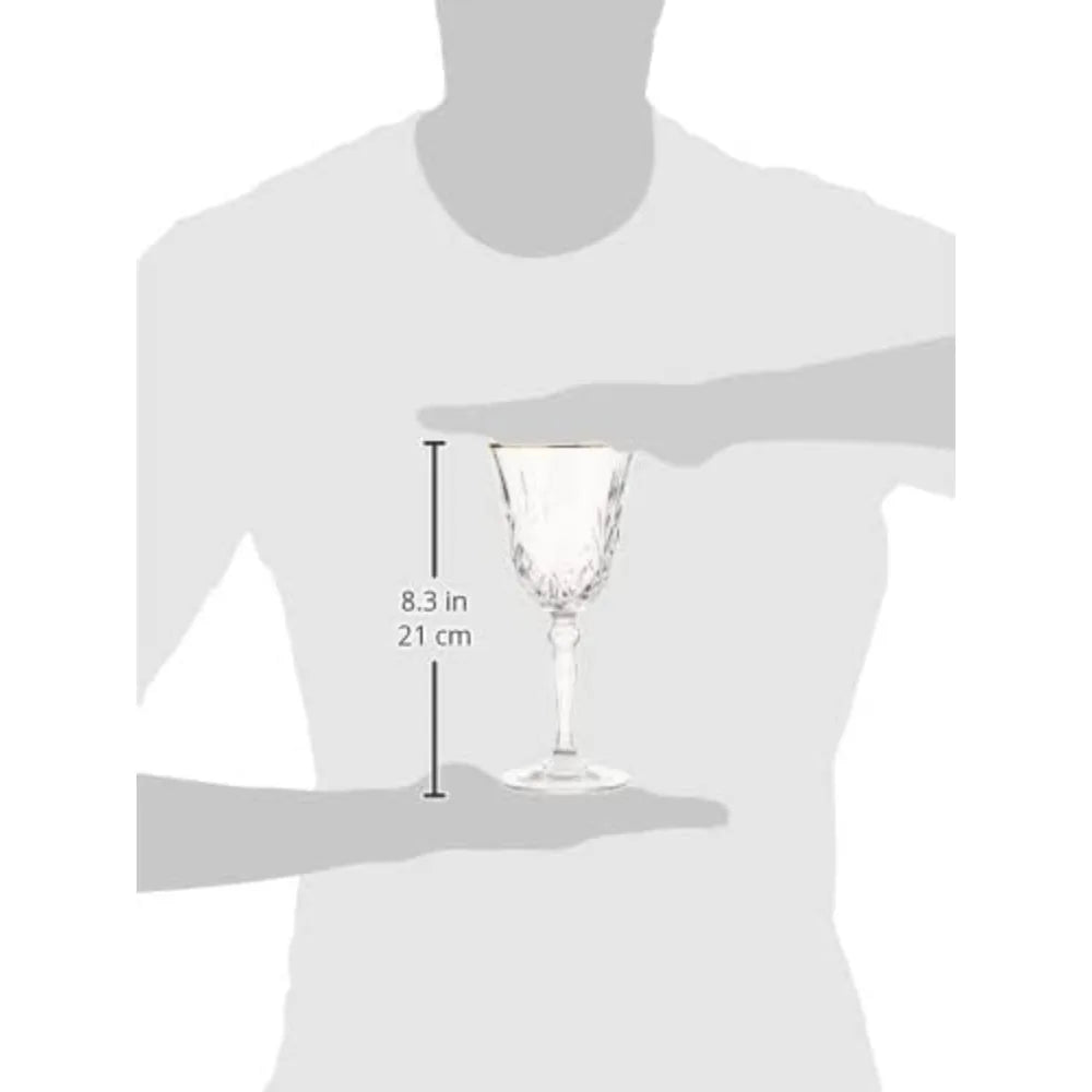 Elegant Crystal Wine Glasses