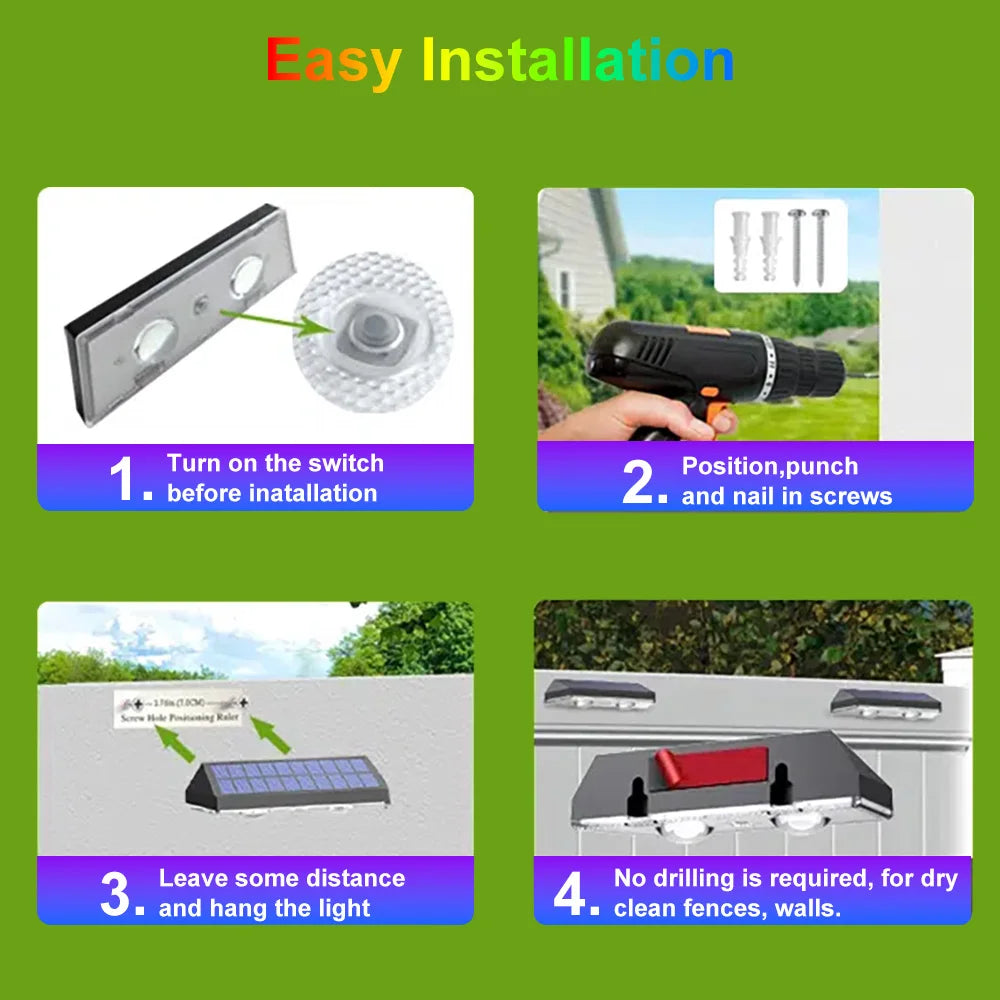 Solar Outdoor Wall Lights