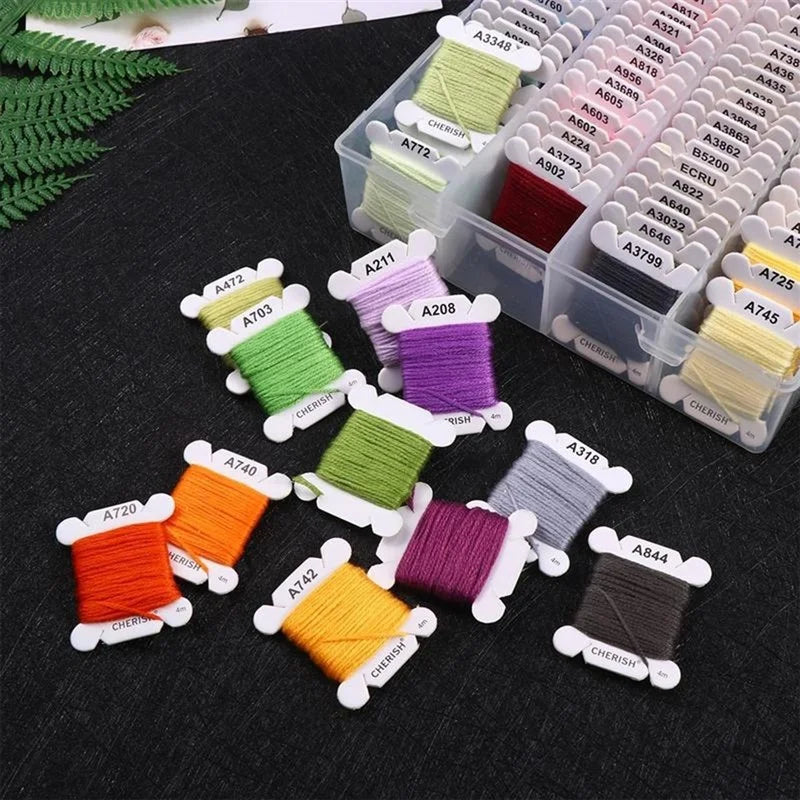 Embroidery Kit Floss Set Including 150 Colors Threads