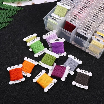 Embroidery Kit Floss Set Including 150 Colors Threads