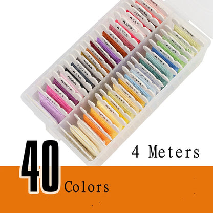 Embroidery Kit Floss Set Including 150 Colors Threads