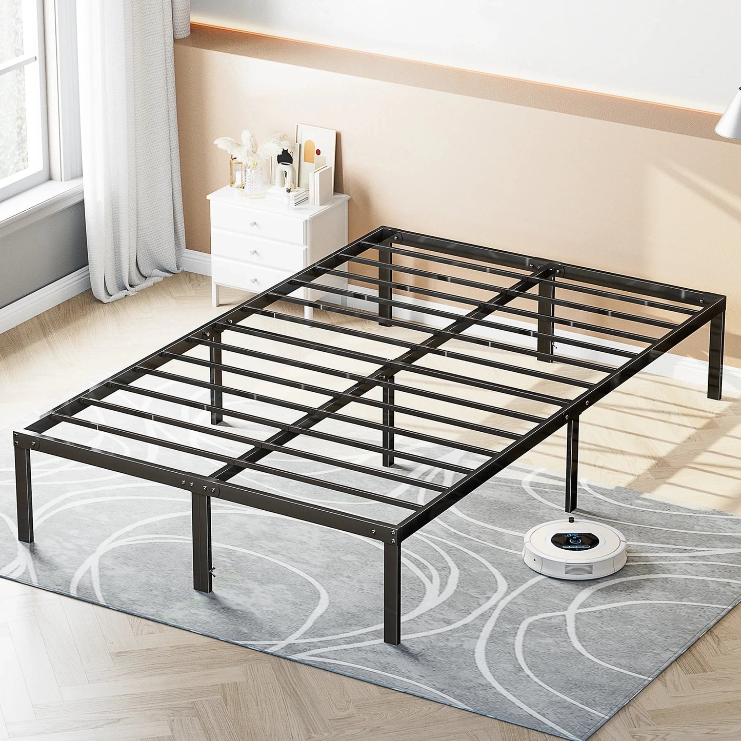 Twin Full Queen King Size Bed Frame Metal Platform