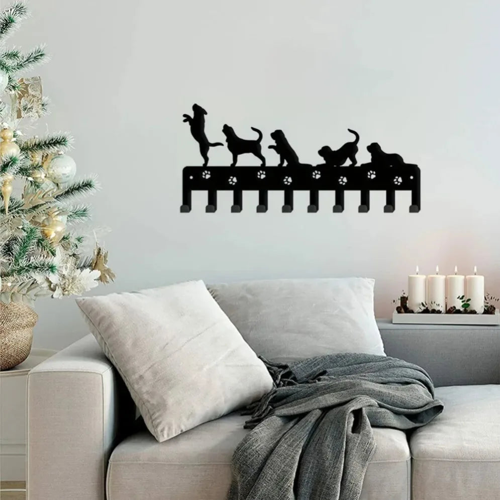 Dog - Shaped Metal Keychains & Animal