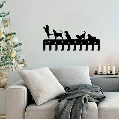 Dog - Shaped Metal Keychains & Animal