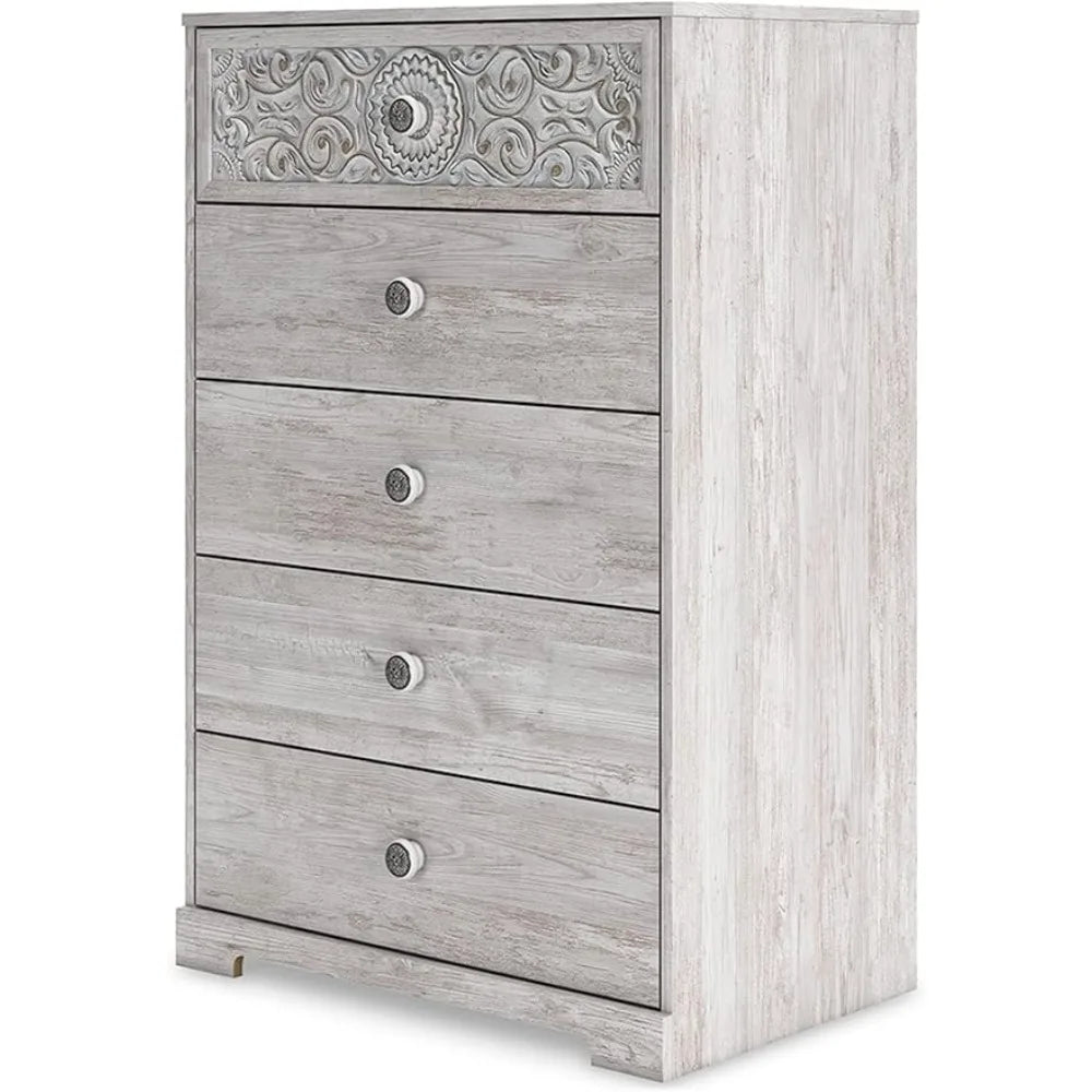 Paxberry Boho 5 Drawer Chest of Drawers,