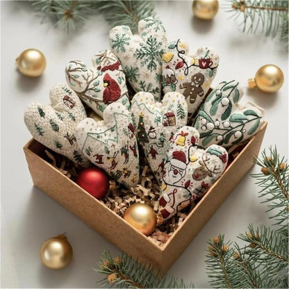 Christmas Cross Stitch Kit with Needle and Thread