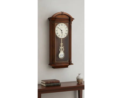 Vintage Walnut Chiming Clock