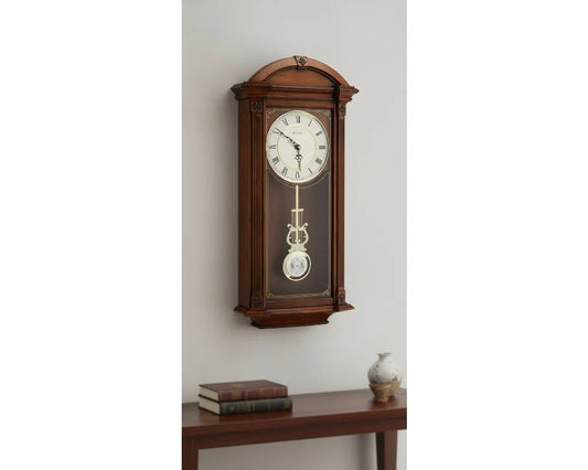 Vintage Walnut Chiming Clock