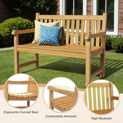 Teak Outdoor Bench
