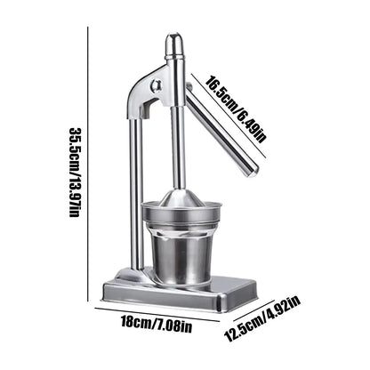 Handheld Stainless Steel Manual Juicer